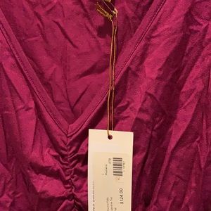 Rachel pally puff sleeved ruched shirt